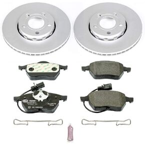 Power Stop ESK528 Front Euro-Stop Brake Kit Audi Volkswagen