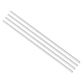 uxcell Acrylic Round Rod,5/32 inch Diameter 10 inch Length,Clear,Solid Plastic PMMA Bar Stick 4pcs