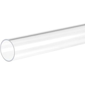 MECCANIXITY Clear Round Rigid PC Tube 18mm ID x 20mm OD x 1M Polycarbonate Tubing