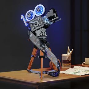 LED Light Kit for Lego Disney Walt Disney Tribute Camera 43230 Building Set, Optical Control Version Lighting kit for Lego 43230-Light Control Version (Lights Only, No Lego Set)