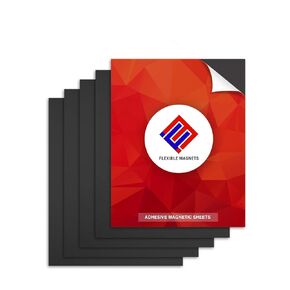 Flexible Magnets Self Adhesive Magnetic Sheets - Make Anything a Magnet - Magnetic Adhesive Sheets -Premium Quality Peel and Stick Magnets 20 mil (Pack of 2, 8.5" x 11")
