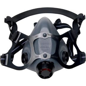 Honeywell Home North 5500 Series Niosh-Approved Half Mask Respirator, Small (550030S), Black