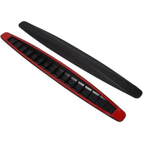 Bumper Protector Guard for Car, 2 Pieces Universal Auto Front Rear Bumper Strips Anti-Scratch Sticker Scratch Corner Bumper Protector for Cars SUV Pickup Truck (Carbon Fiber)