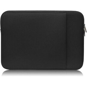 Laptop Sleeve Case for 13.5 inches Microsoft Surface Laptop 6 5 4 3 2 1 (2024-2017) Travel Protective Package Pouch Carrying Case Bag with Stainless Steel Zipper Accessories (Black)