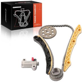 A-Premium 6-PC Engine Timing Chain Kit Compatible with Honda Civic 2006-2015, HR-V HRV 2016-2021 & Acura ILX 2013-2015 - SOHC, L4 1.8L 2.0L Replace# 14401RNAA01, 14211RNAA01