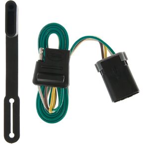 Curt Manufacturing 55368 Vehicle-Side Custom 4-Pin Trailer Wiring Harness,Fits Select Dodge Ram 1500,2500,3500 Van