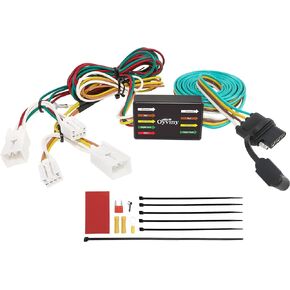 Oyviny 4 Way Flat Trailer Wiring Harness 55307 for Toyota RAV4 2001-2005, RAV4 Trailer Light Wiring