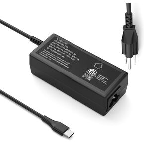 45W USB C Chromebook Charger Replacement Compatible with HP, Dell, Lenovo, Acer, Asus, Samsung, Google Type C Laptop Charger, Hp Chromebook X360 11 13 14 14A HP Spectre X360 13 Power Cord