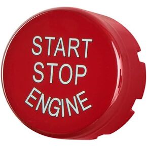 Matte Black Car Engine Start Stop Switch Button Cover Replacement for BMW 1 2 3 4 5 6 7 X1 X5 X6 F20 F21 F22 F23 F30 F31 F32 F33 F01 F02 F48