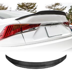 AeroBon Real Carbon Fiber Trunk Trunk متوافق مع 2014-2020 Lexus (XE30) IS250 IS300 IS350 سيدان (H+ Style)