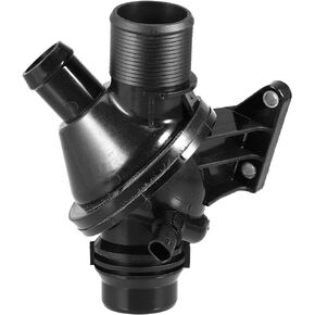 X AUTOHAUX 11537633476 Engine Coolant Thermostat Housing Assembly for BMW 320i 2013-2015 for BMW 320i XDrive 2013-2015