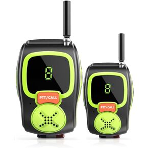 Walkie Talkies for Kids Watches Rechargeable - 2 Pack Toddler Walkie Talkie Watch Toys and Gifts for 8-12 Years Old Boys Girls - Long Range Wakie-Talkies for Camping Gear Hiking Outdoor