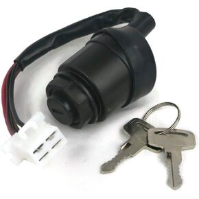 The ROP Shop Key Switch for 1991-1995 Yamaha G9 Golf Carts with 4 Cycle Gas, Electric Ignition