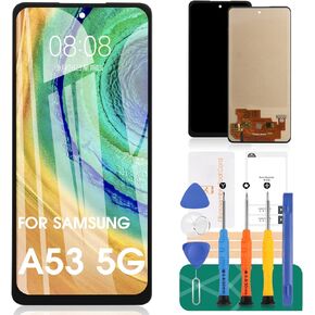 INCELL لهاتف Samsung A53 5G استبدال شاشة Samsung Galaxy A53 5G LCD لشاشة SM-A536B، SM-A536B/DS، SM-A536U استبدال مجموعة شاشة تعمل باللمس (ليس AMOLED)