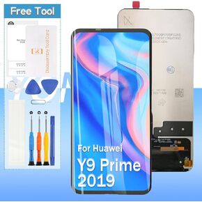 LCD Touch Screen Replacement for Huawei Y9 Prime 2019/P Smart Z/Enjoy 10 Plus | 6.59'' LCD Display | Black | Tools Included