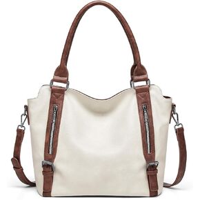 Cnoles Tote Bag for Women Vegan Leather Shoulder Bag Fashion Large Purse and Handbags Ladies Hobo Bags