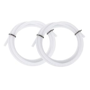 3D Printer Bowden Tube, 2Meters White PTFE Teflon Bowden Tube for 1.75 Filament Ender 3 V2/ Ender 3