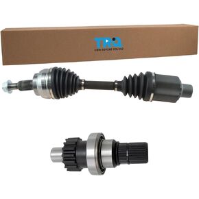 TRQ Complete Front CV Axle Shaft Assembly Stub Kit RH for Ram 1500