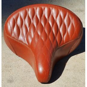 Fito Oversize 10.5" x 9.5" Synthetic Leather Retro Beach Cruiser Bike Seat Saddle