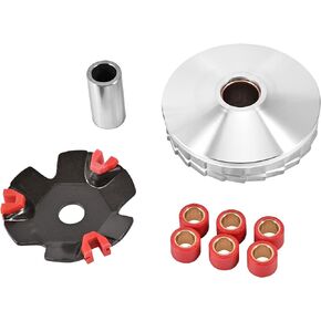 High Performance Racing Variator Kit with 13 gram Copper Roller Weights for Chinese Scooter Moped ATV Go Kart Taotao GY6 125cc 150cc 152QMI 157QMJ (GY6-125/150CC)