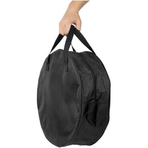 Round Cable Organizer Bag - Heavy Duty Water Resistant Cable Management Storage Bag - Perfect for Jumper Cables, RV Sewer Pipe, EV Charging Cord Storage, Camper and Garden Hoses