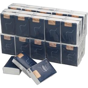 EudokkyNA 4-Ply Travel Size Pocket Facial Tissues, 120 Packs Mini Soft Tissue Packs