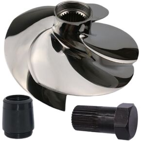 Boatman Jet Ski Impeller Replace Solas Fit Seadoo SX4-CD-11/16 RXP-X 300 GTR 230 GTX-230 4-Blade Polished 161MM Diameter