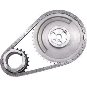 HiSport Engine Timing Chain Kit C-3220 - Compatible with Chevy,GMC,Pontiac,Isuzu,Saab,Hummer,Cadillac,Buick - Express,Silverado,Corvette,Envoy,Sierra,H2, 9-7x & More (OHV, 8Cyl 4.8 5.3 5.7 6.0L)