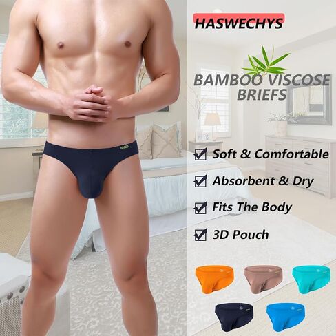 Men's Brief Underwears No Fly Covered Waistband Comfortable Soft Underpants in Saudi Arabia