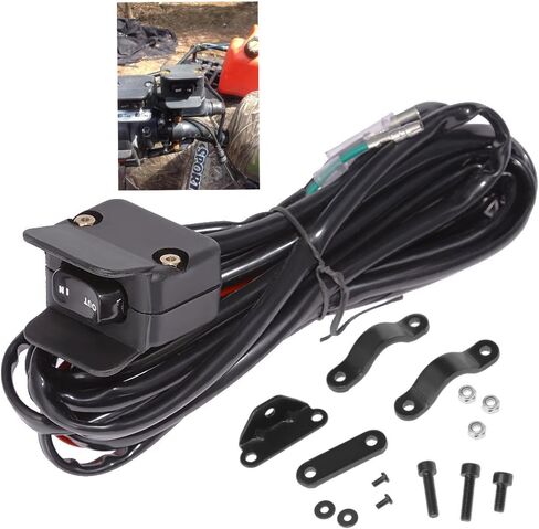 ATV Winch Switch Handlebar Control Mini Rocker Switch - All Winches Replacement 12V ATV UTV Winch Rocker Switch in Saudi Arabia