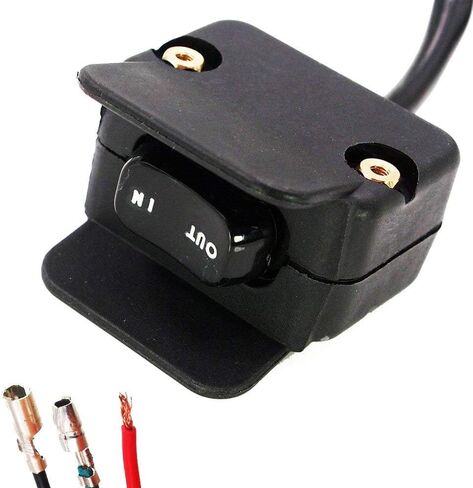 ATV Winch Switch Handlebar Control Mini Rocker Switch - All Winches Replacement 12V ATV UTV Winch Rocker Switch in Saudi Arabia