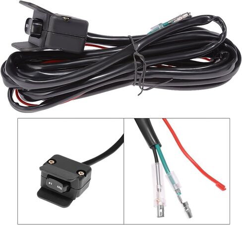 ATV Winch Switch Handlebar Control Mini Rocker Switch - All Winches Replacement 12V ATV UTV Winch Rocker Switch in Saudi Arabia