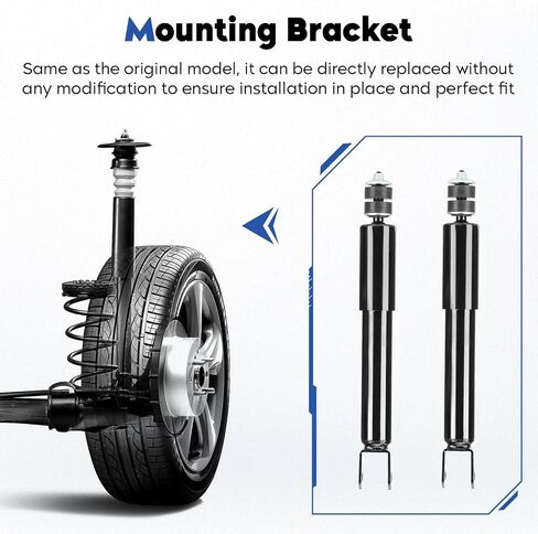 Front Shock Absorber Struts 344381 Compatible with 99-07 Chevrolet Silverado 1500/GMC Sierra 1500, 00-06 Surburban 1500, 02-06 Avalanche 1500, 00-06 Tahoe Yukon XL 1500 in Saudi Arabia