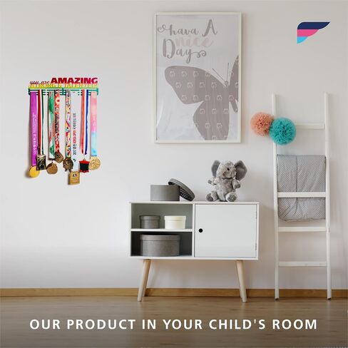Medal Hanger Display - 3 Row Medal Holder, Can Displays Over 45 Medals - Easy to Install in Saudi Arabia