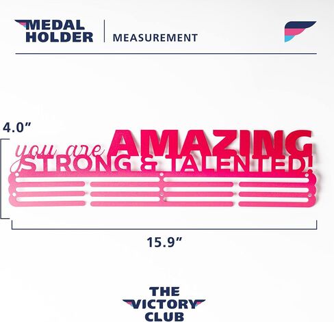 Medal Hanger Display - 3 Row Medal Holder, Can Displays Over 45 Medals - Easy to Install in Saudi Arabia