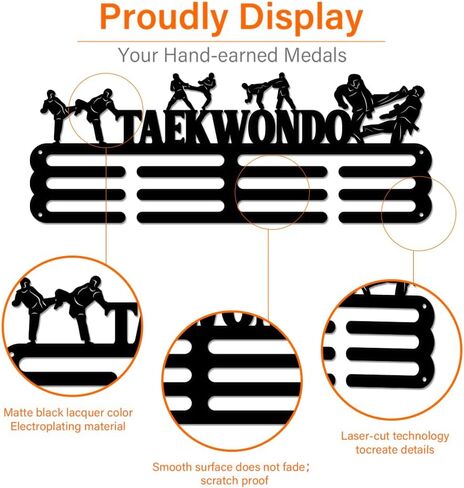 SUPERDANT Powerlifting Medal Hanger Display Weightlifting Sports Medals Display Rack for 40+ Medals in Saudi Arabia