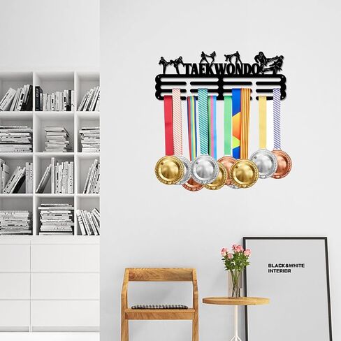 SUPERDANT Powerlifting Medal Hanger Display Weightlifting Sports Medals Display Rack for 40+ Medals in Saudi Arabia