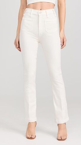 MOTHER Women's The Hustler Patch Pocket Flood Jeans in Saudi Arabia