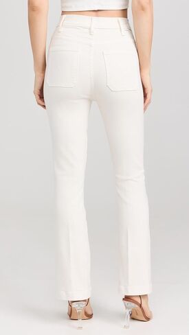 MOTHER Women's The Hustler Patch Pocket Flood Jeans in Saudi Arabia