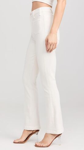 MOTHER Women's The Hustler Patch Pocket Flood Jeans in Saudi Arabia