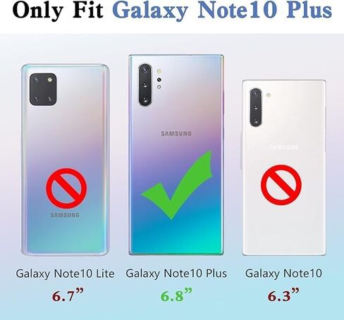 حافظة لهاتف Note 10 Plus، حافظة Galaxy Note 10 Plus للنساء مطلية بالكهرباء الفاخرة بلينغ الجمالية العصرية الجميلة، غطاء كامل للحماية من الصدمات من مادة TPU الناعمة لهاتف Samsung Note 10 Plus (أبيض) in Kuwait