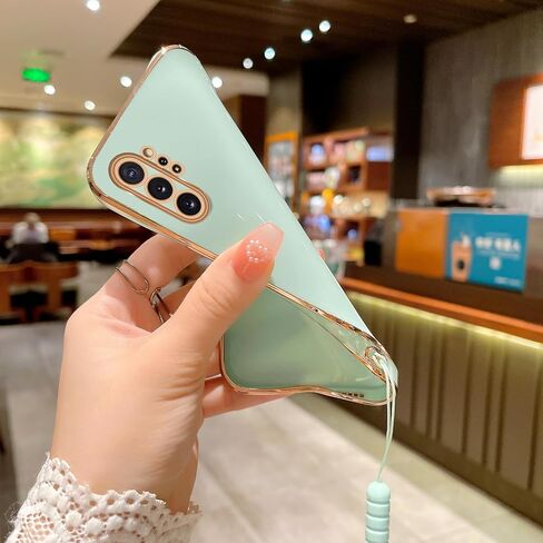 حافظة لهاتف Note 10 Plus، حافظة Galaxy Note 10 Plus للنساء مطلية بالكهرباء الفاخرة بلينغ الجمالية العصرية الجميلة، غطاء كامل للحماية من الصدمات من مادة TPU الناعمة لهاتف Samsung Note 10 Plus (أبيض) in Kuwait