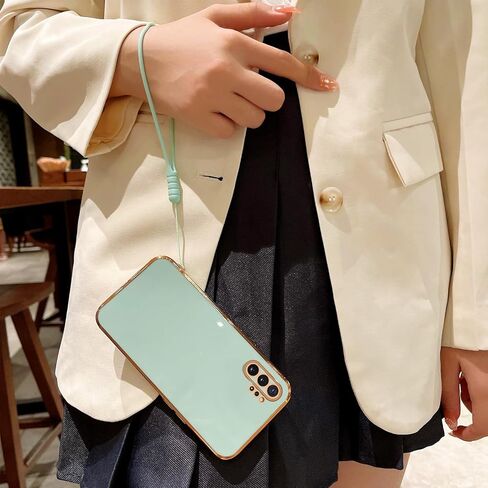حافظة لهاتف Note 10 Plus، حافظة Galaxy Note 10 Plus للنساء مطلية بالكهرباء الفاخرة بلينغ الجمالية العصرية الجميلة، غطاء كامل للحماية من الصدمات من مادة TPU الناعمة لهاتف Samsung Note 10 Plus (أبيض) in Kuwait