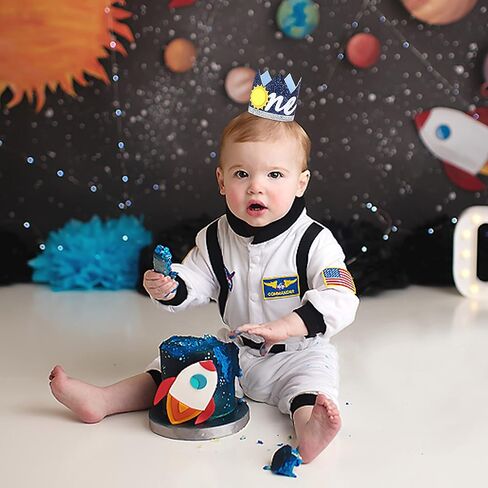 الرحلة الأولى حول عيد ميلاد الشمس - رحلة حول قبعة حفلة الشمس، الرحلة الأولى حول عيد ميلاد الشمس، تاج عيد الميلاد الأول للفضاء، قبعة الصبي الأول/عيد ميلاد واحد، تحطيم الكيك in Kuwait