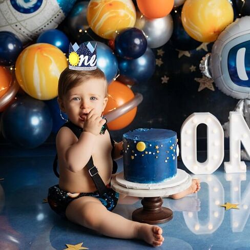 الرحلة الأولى حول عيد ميلاد الشمس - رحلة حول قبعة حفلة الشمس، الرحلة الأولى حول عيد ميلاد الشمس، تاج عيد الميلاد الأول للفضاء، قبعة الصبي الأول/عيد ميلاد واحد، تحطيم الكيك in Kuwait