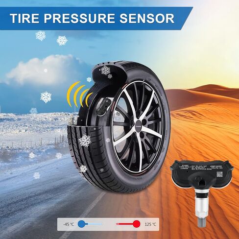 مستشعر ضغط الإطارات 42607-0C070 بديل مبرمج مسبقًا لـ 12-17 Toyota Tundra 14-20 سيكويا 4 عبوات 315 ميجاهرتز يستبدل مستشعر نظام مراقبة ضغط الإطارات # 42607-0C070 42607-08010-4Pack in Saudi Arabia