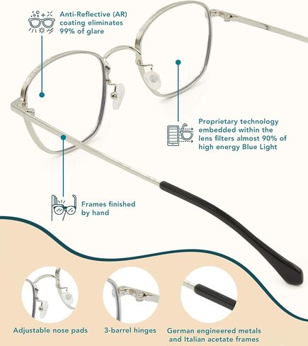 Felix Gray HARO Blue Light Glasses, Blue Light Blocking Glasses, Gaming Glasses, Computer Glasses in Saudi Arabia