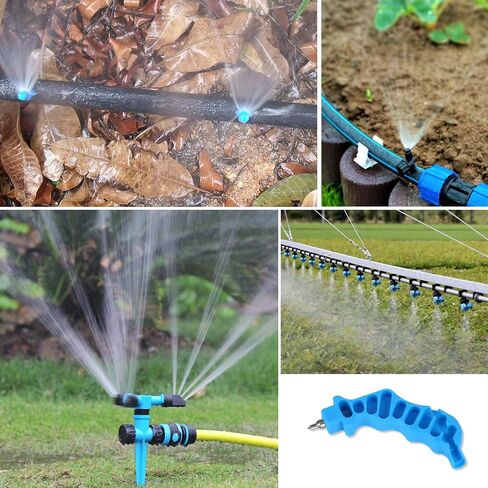 2-in-1 Drip Irrigation Tubing Hole Punch & Fitting Insertion Tool Kit Outdoor Drip Irrigation Tube Punch Drip Tube Hole Punch Tool Hand Punch for 1/4" Inch PE Tubing Sprinkler Systems in Saudi Arabia