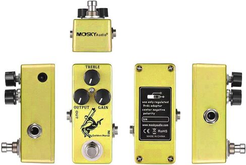 Effect Pedal Silver Horse Overdrive Boost Guitar Effect Pedal Full Metal Shell True Bypass in Saudi Arabia