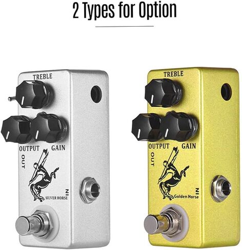 Effect Pedal Silver Horse Overdrive Boost Guitar Effect Pedal Full Metal Shell True Bypass in Saudi Arabia